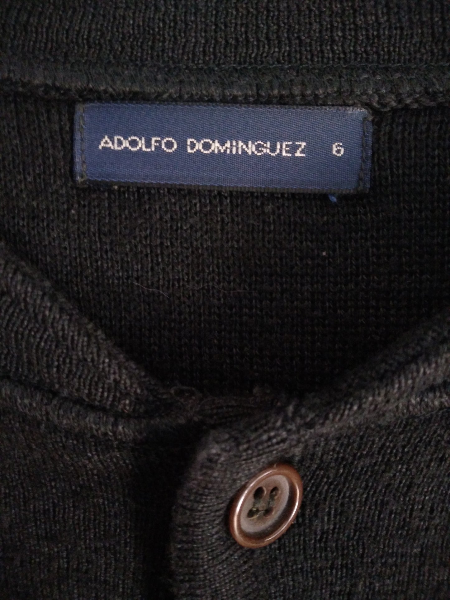 Vintage ADOLFO DOMINGUEZ wool knit vest gilet MADE IN SPAIN