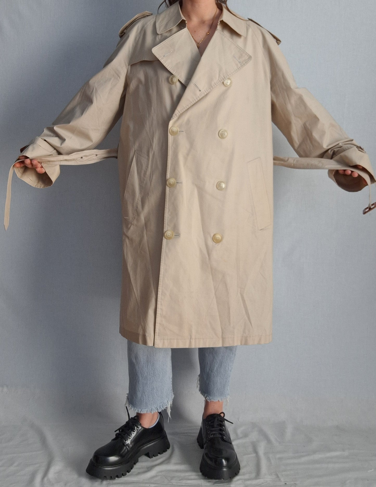Vintage YVES SAINT LAURENT trench rain coat