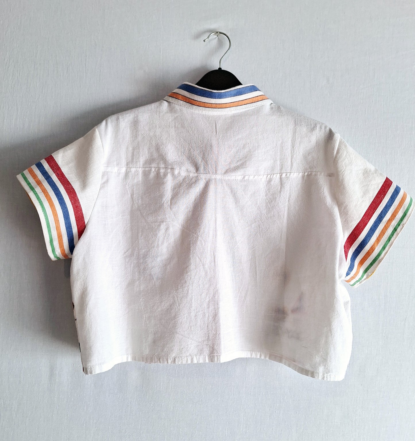 "BUSSY DOGGYS" camisa button up shirt 🌈 S/M
