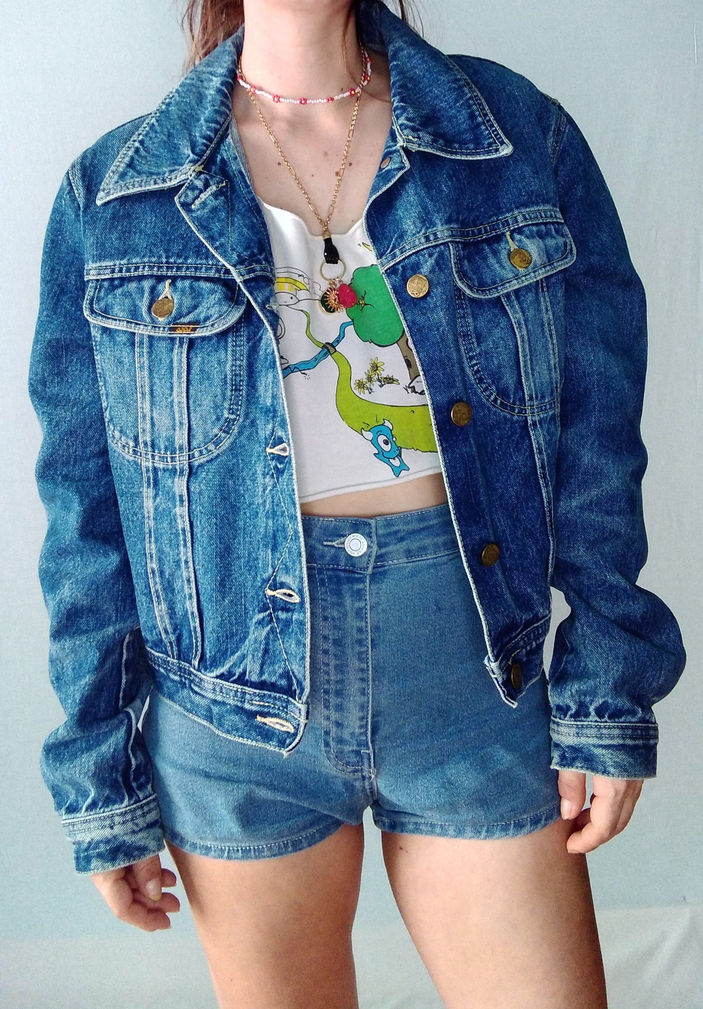 Vintage LOIS denim jacket SAEZ MERINO made in spain
