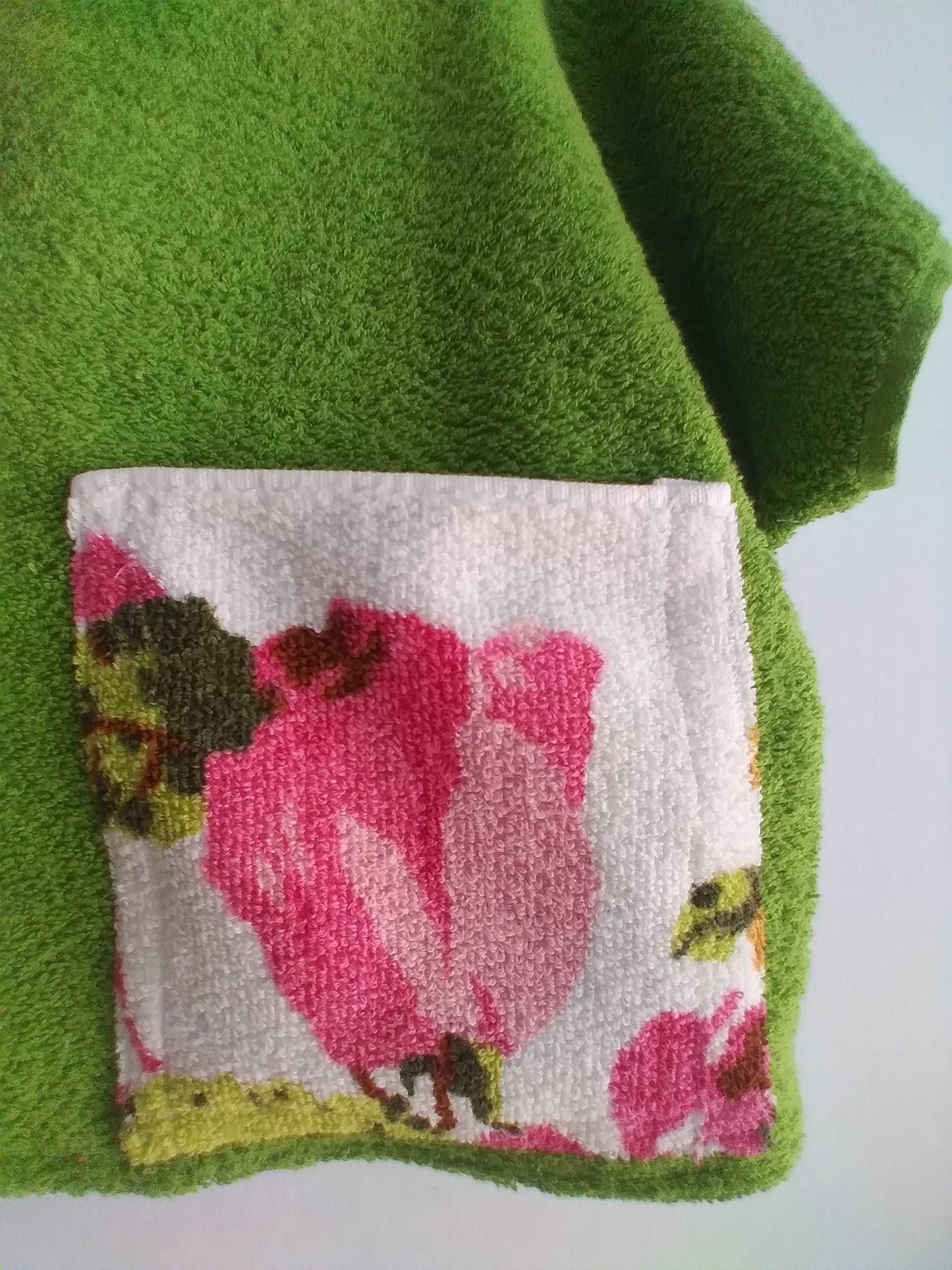 Roses and mantis vintage towel top