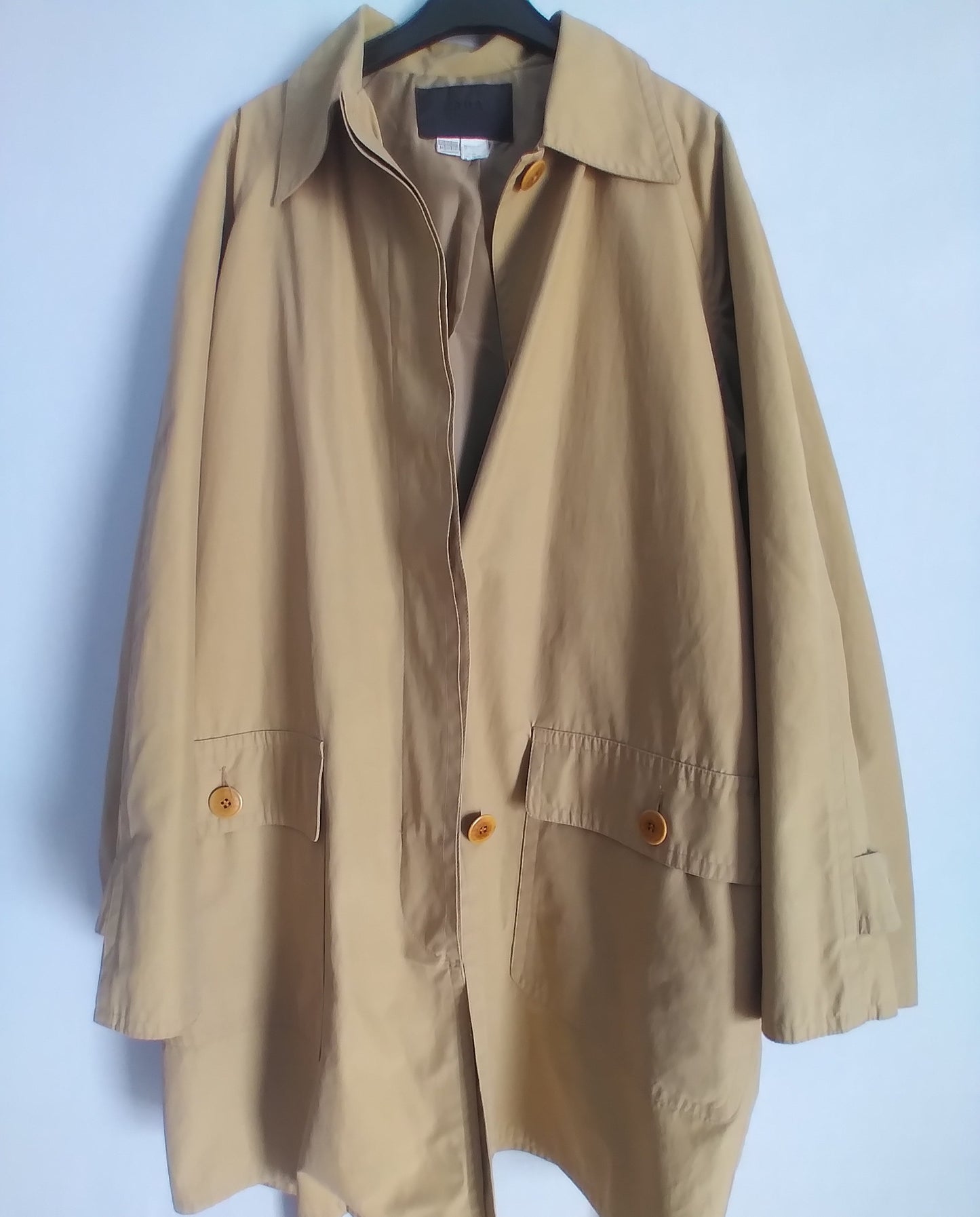 Vintage RARE trench coat ZARA MADE IN SPAIN mackintosh minimalist