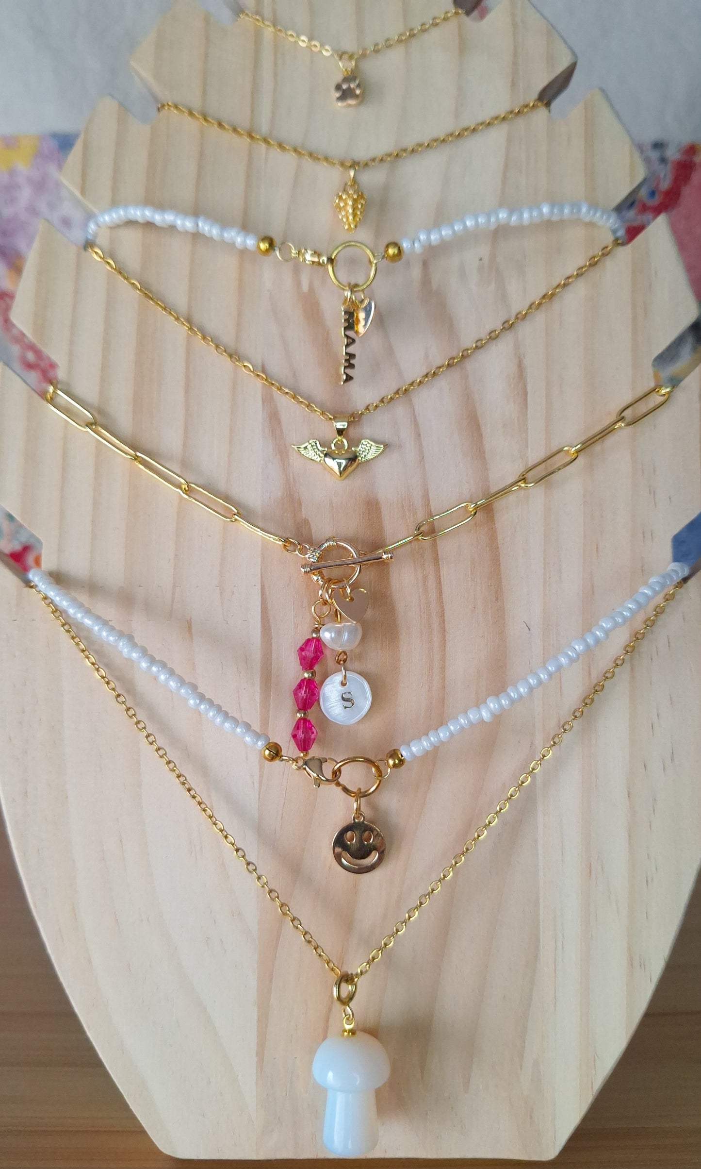 Chokers necklaces GOLD PLATED handmade PERSONALIZED collares