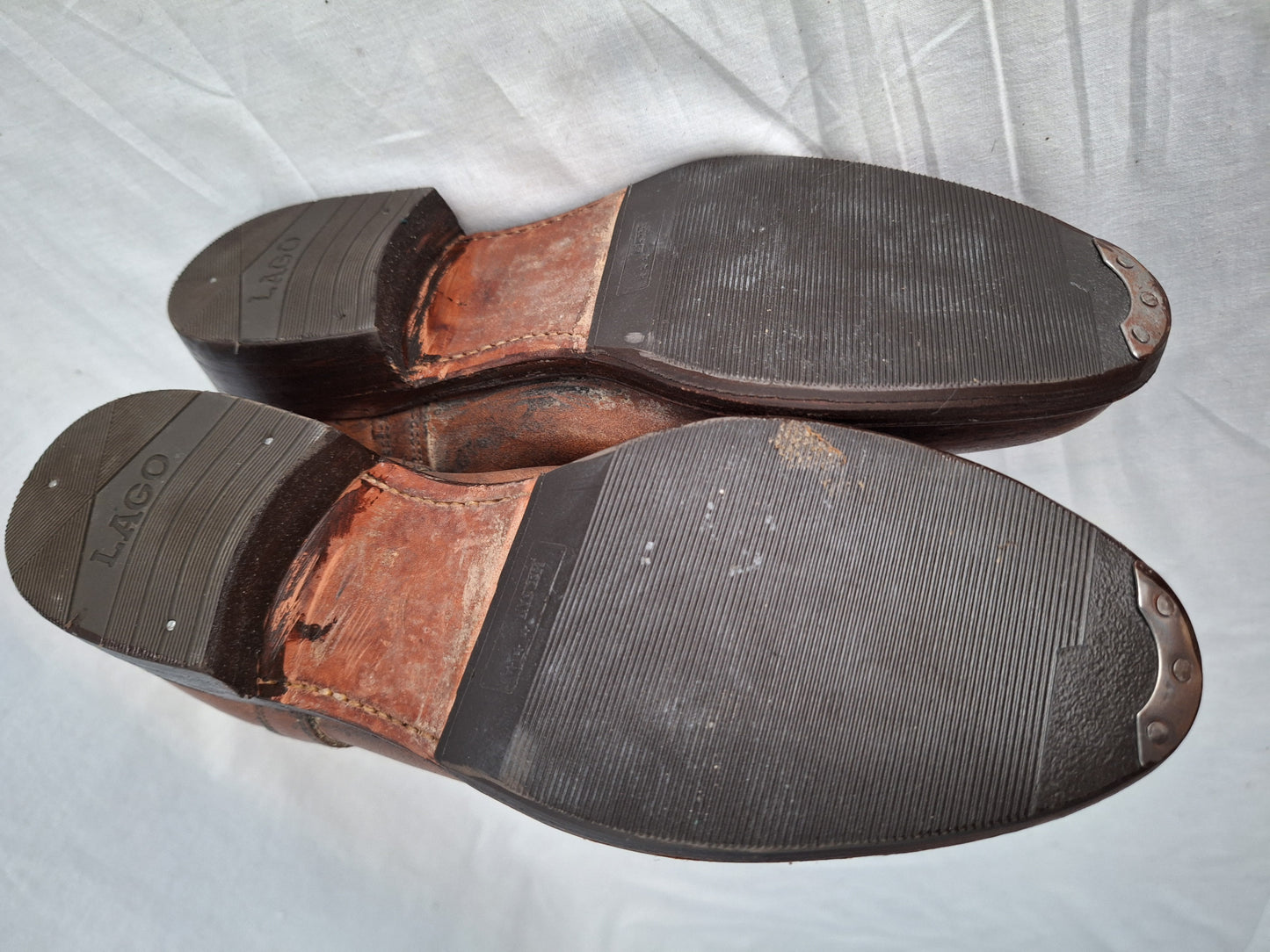 Vintage VALVERDE CAMINO leather boots COGNAC COLOUR handmade in SPAIN size 40