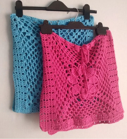 Handmade faldas crochet  - 2 colores
