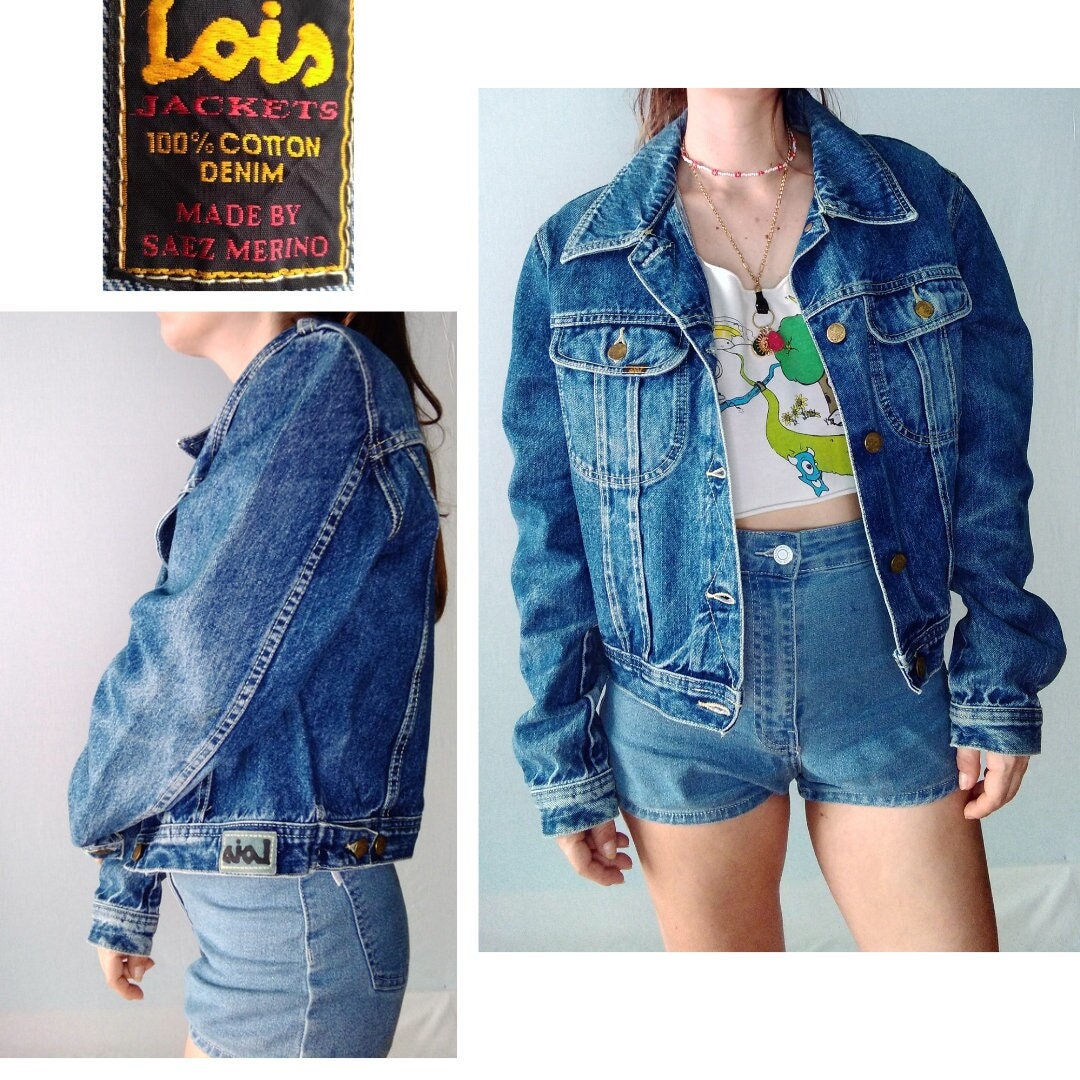 Vintage LOIS denim jacket SAEZ MERINO made in spain