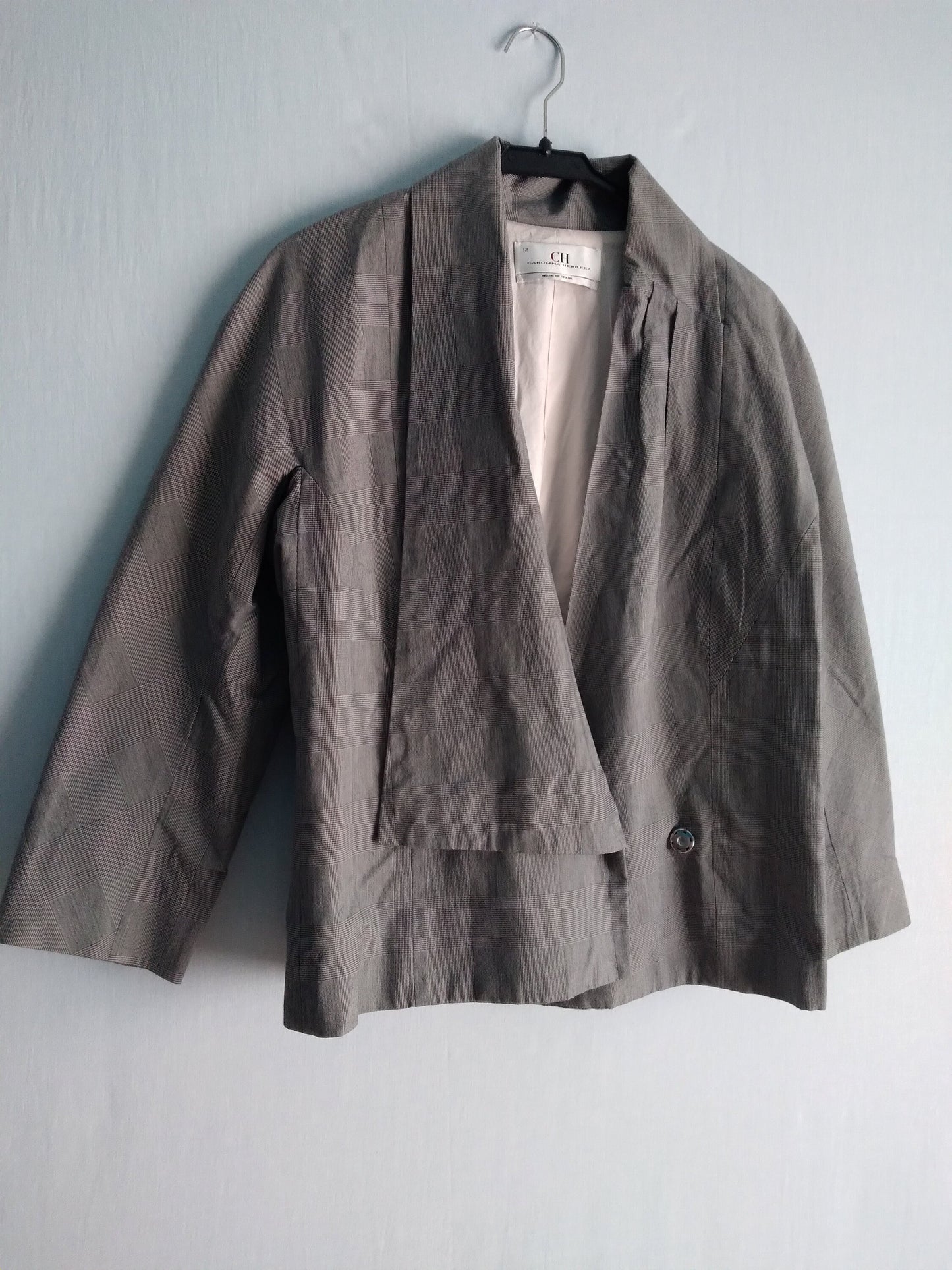 Vintage CAROLINA HERRERA blazer made in spain minimalist