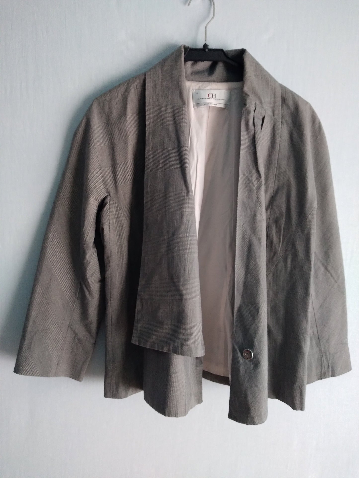 Vintage CAROLINA HERRERA blazer made in spain minimalist