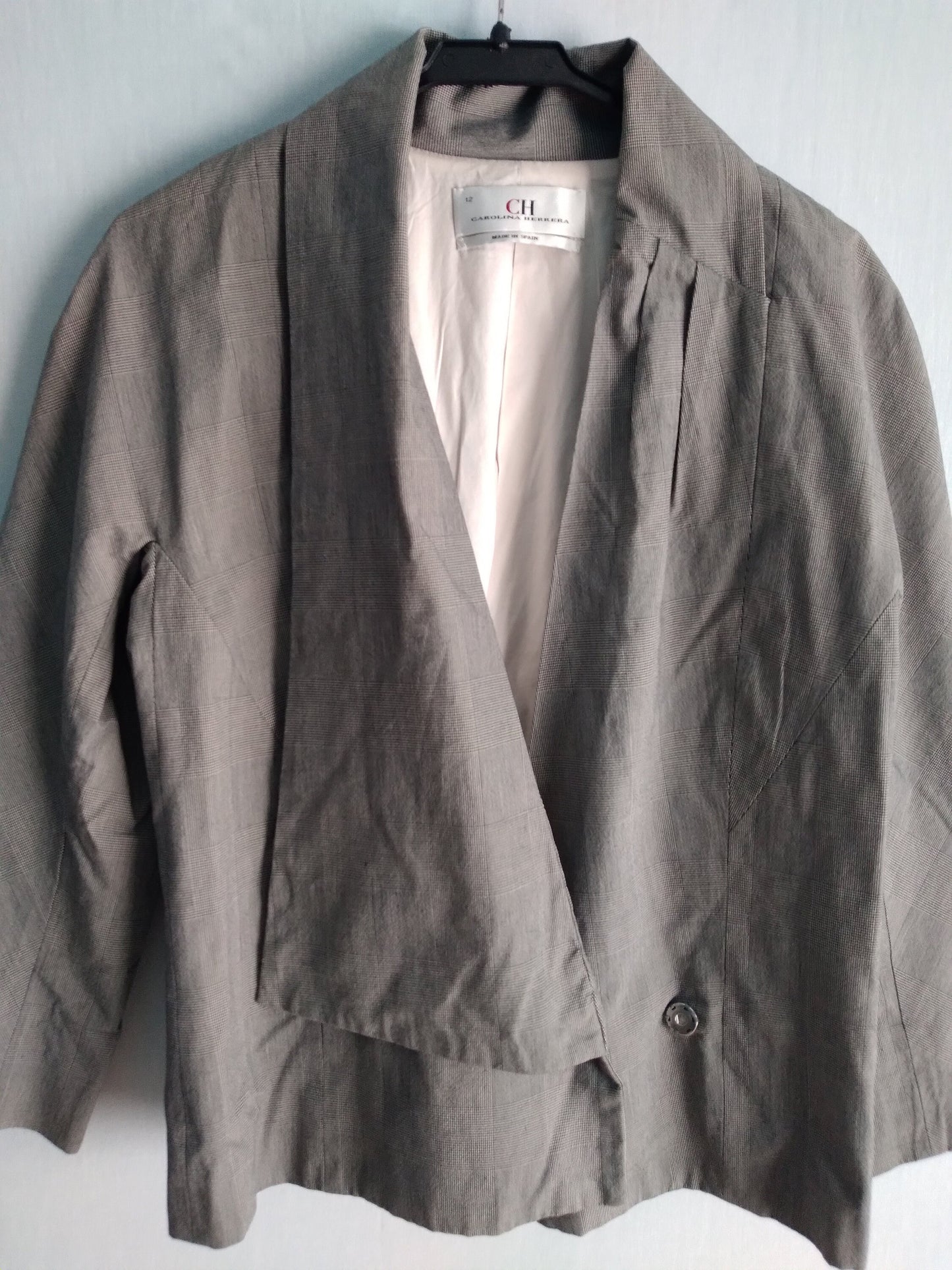 Vintage CAROLINA HERRERA blazer made in spain minimalist