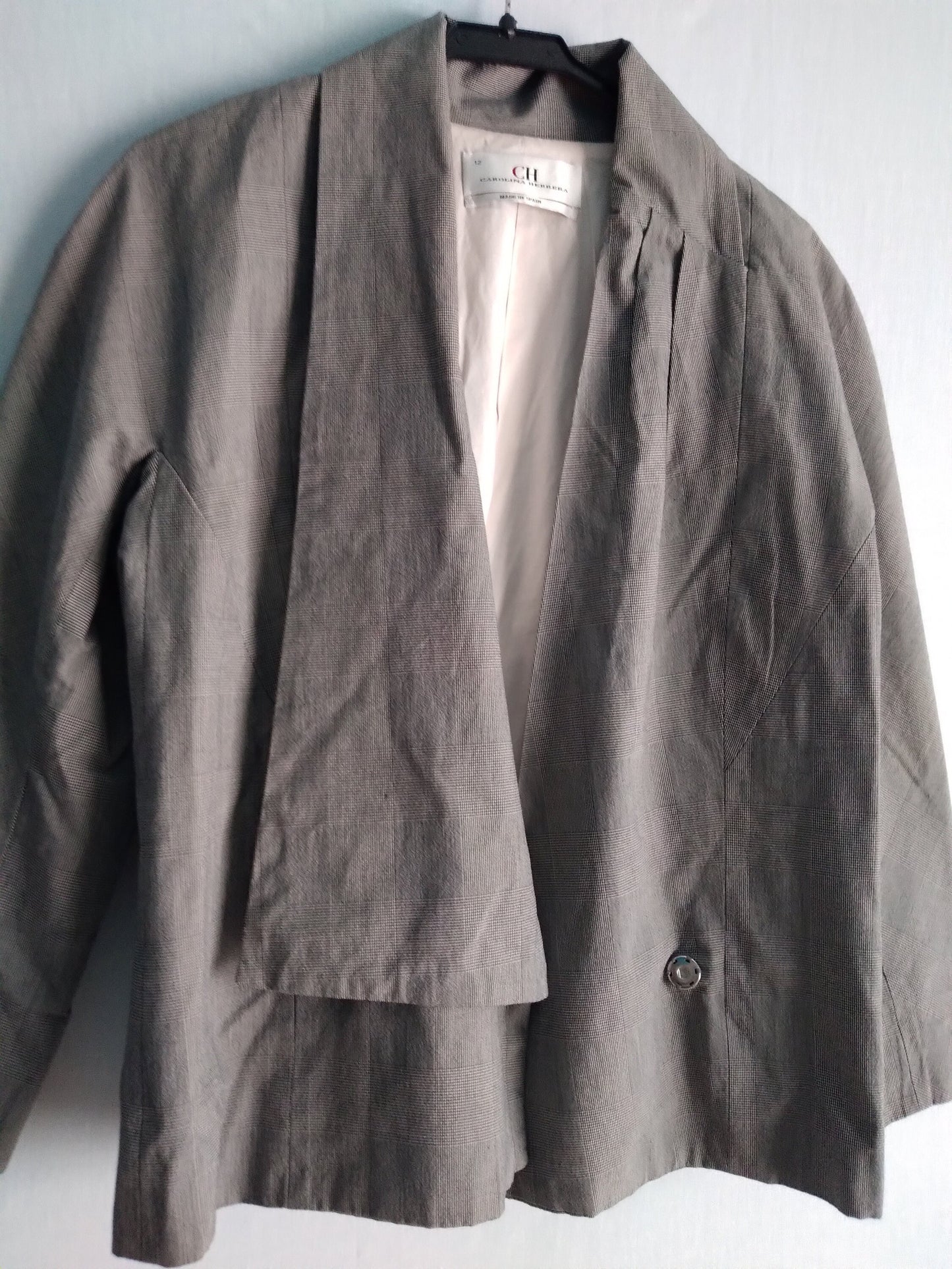 Vintage CAROLINA HERRERA blazer made in spain minimalist